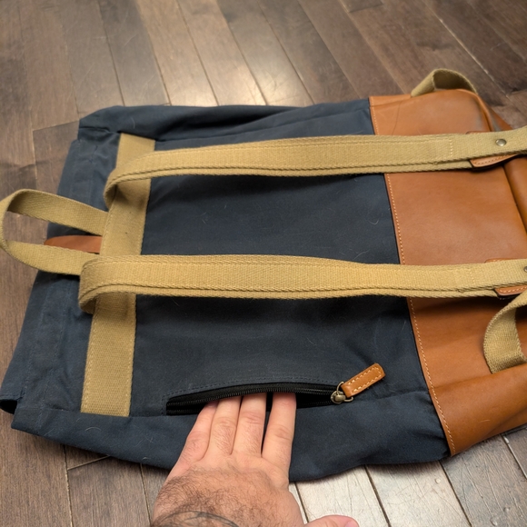 Black and Brown Men's Backpack - Picture 5 of 7